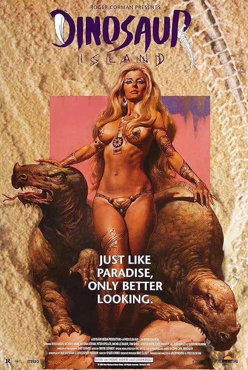 Dinosaur Island film posteri