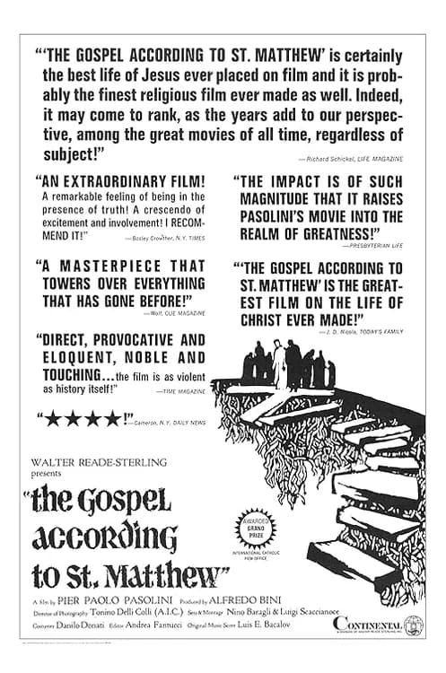 The Gospel According to St. Matthew film posteri