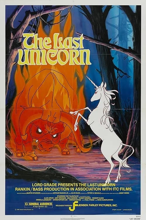 The Last Unicorn film posteri
